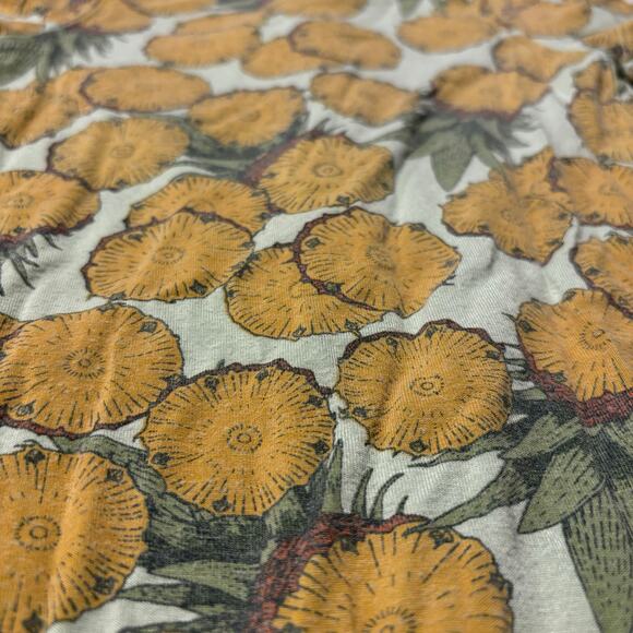 Kate Quinn Bamboo Vintage Pineapples 12-18 months Yellow and Green GUC - Picture 4 of 5